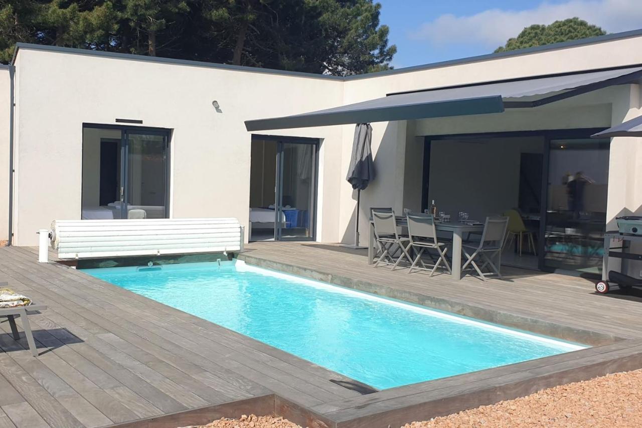 Villa Rossa 6 Pers Dans Residence Avec Piscine Chauffee Privee Леччі Екстер'єр фото